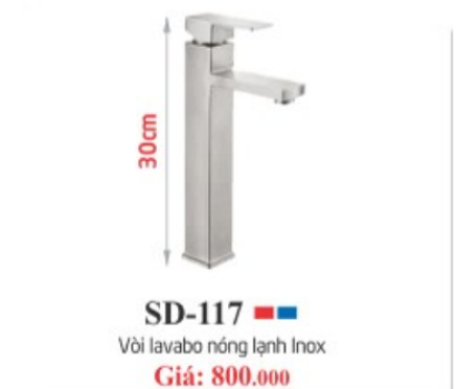 Vòi lavabo nóng lạnh 