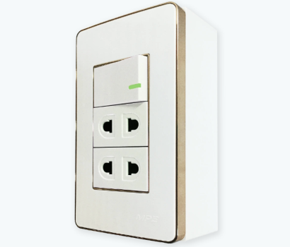 Bộ công tắc ổ cắm đơn