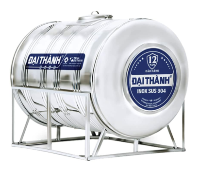 Bồn nước Inox Đại Thành 310L ngang SUS304 