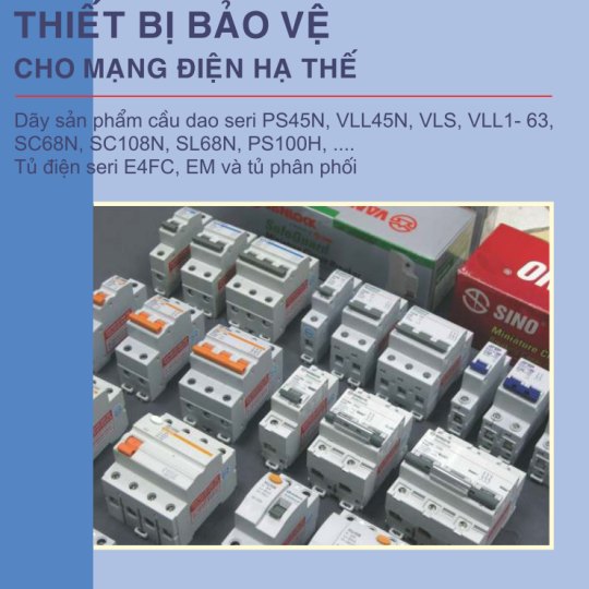 Cầu dao tự động SINO 